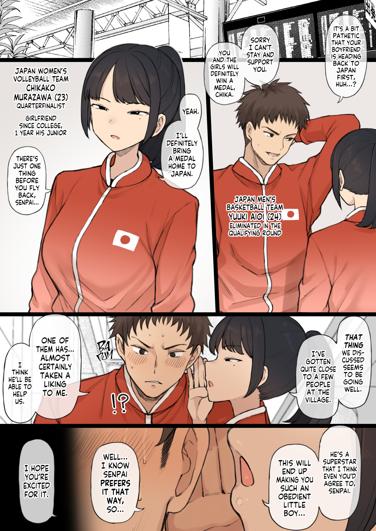Hentai Manga Comic-Athletic x Couple x Netorase-Read-2